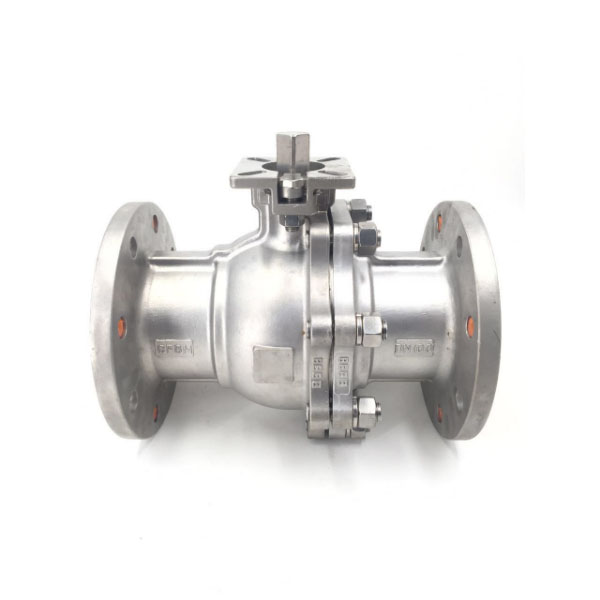 High platform flange ball valve