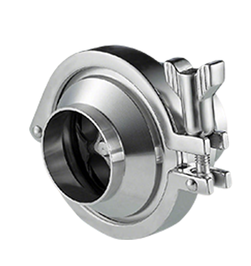 Sanitary grade butt welded check valve